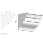 Тяга, молдинг з гіпсу т-579