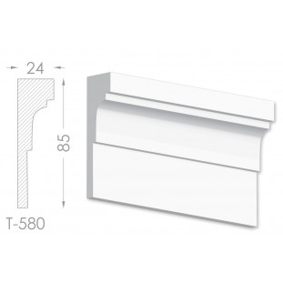 Тяга, молдинг з гіпсу т-580