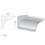 Тяга, молдинг з гіпсу т-590