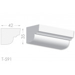 Тяга, молдинг з гіпсу т-591