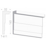 Тяга, молдинг з гіпсу т-611