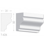 Тяга, молдинг з гіпсу т-626