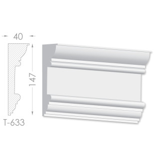 Тяга, молдинг из гипса т-633