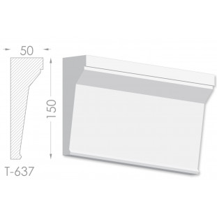 Тяга, молдинг из гипса т-637