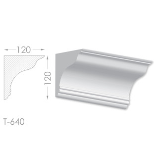 Тяга, молдинг з гіпсу т-640
