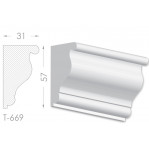 Тяга, молдинг з гіпсу т-669