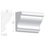 Тяга, молдинг з гіпсу т-675