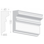 Тяга, молдинг из гипса т-685