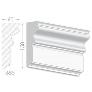 Тяга, молдинг из гипса т-685