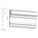 Тяга, молдинг з гіпсу т-433