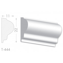 Тяга, молдинг з гіпсу т-444