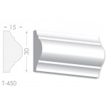 Тяга, молдинг з гіпсу т-450