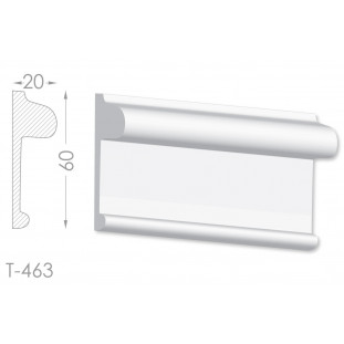 Тяга, молдинг из гипса т-463