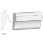 Тяга, молдинг з гіпсу т-479