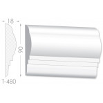 Тяга, молдинг з гіпсу т-480