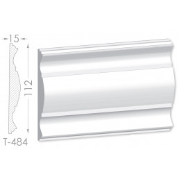 Тяга, молдинг з гіпсу т-484