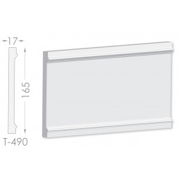 Тяга, молдинг з гіпсу т-490