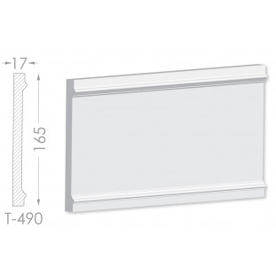 Тяга, молдинг з гіпсу т-490