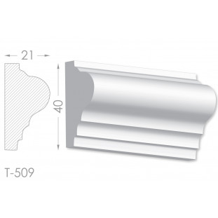 Тяга, молдинг з гіпсу т-509