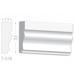 Тяга, молдинг из гипса т-518