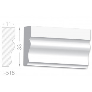 Тяга, молдинг из гипса т-518