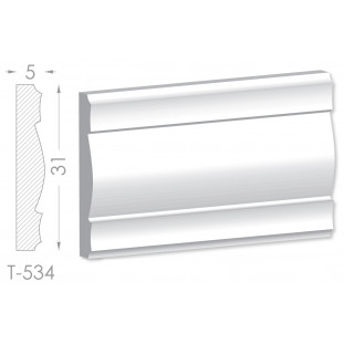 Тяга, молдинг из гипса т-534