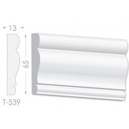 Тяга, молдинг з гіпсу т-539