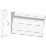 Тяга, молдинг з гіпсу т-570