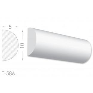 Тяга, молдинг из гипса т-586