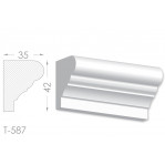 Тяга, молдинг з гіпсу т-587