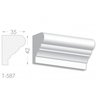 Тяга, молдинг из гипса т-587