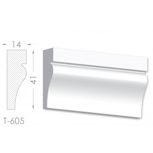 Тяга, молдинг из гипса т-605
