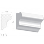 Тяга, молдинг з гіпсу т-610