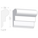 Тяга, молдинг з гіпсу т-619