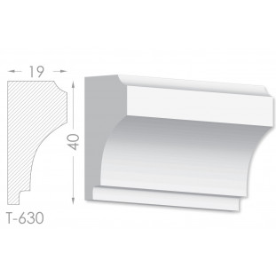 Тяга, молдинг из гипса т-630