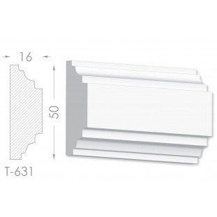 Тяга, молдинг из гипса т-631