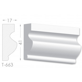 Тяга, молдинг из гипса т-663