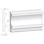 Тяга, молдинг з гіпсу т-670
