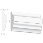 Тяга, молдинг з гіпсу т-671