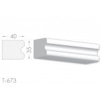 Тяга, молдинг з гіпсу т-673