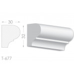 Тяга, молдинг з гіпсу т-677