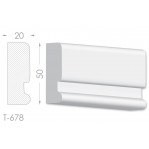 Тяга, молдинг з гіпсу т-678