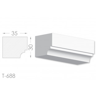 Тяга, молдинг из гипса т-688
