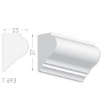 Тяга, молдинг з гіпсу т-693