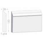 Тяга, молдинг з гіпсу т-694