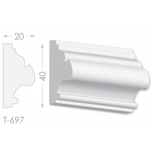 Тяга, молдинг из гипса т-697