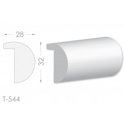 Тяга, молдинг з гіпсу т-544