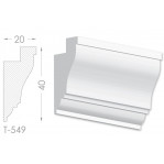 Тяга, молдинг з гіпсу т-549