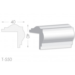 Тяга, молдинг з гіпсу т-550