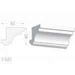 Тяга, молдинг з гіпсу т-551